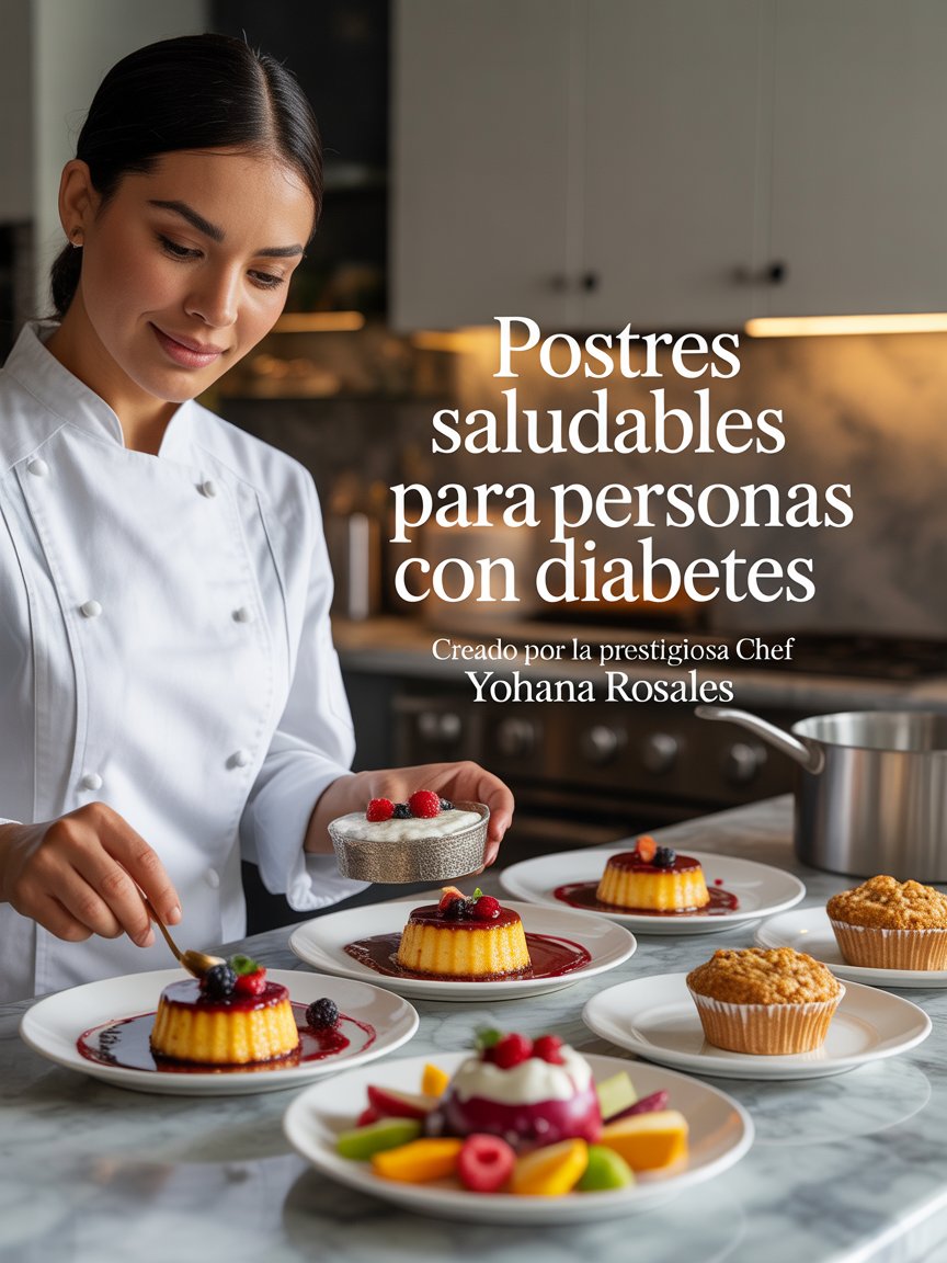 POSTRES SALUDABLES PARA PERSONAS CON DIABETES 20 RECETAS